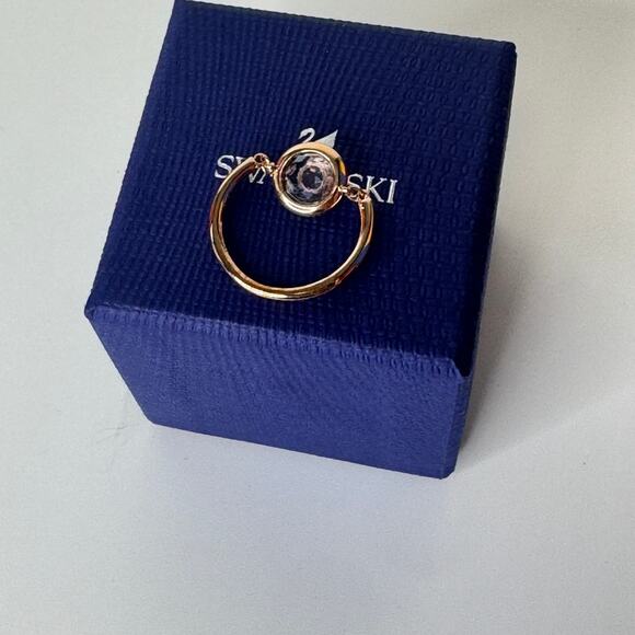 Swarovski Tahlia Ring Pink, Rose-gold tone plated size 8/58 damage. - Picture 3 of 6